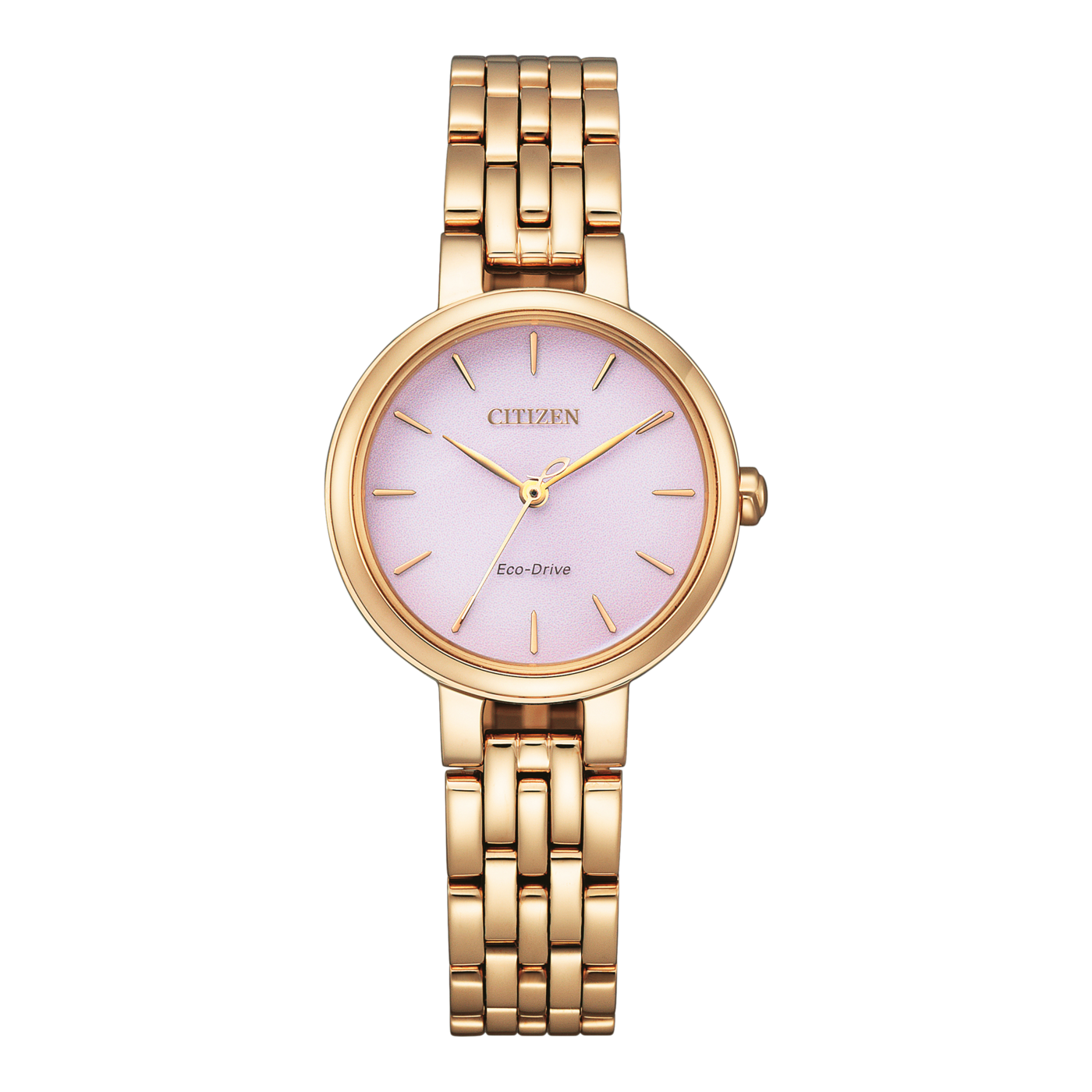Citizen Damenuhr EM0993-82X Eco-Drive Goldfarben Lightrosé
