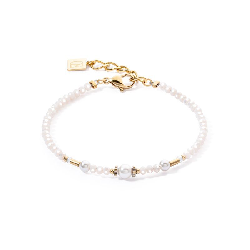 Coeur De Lion Armband Little Twinkle Pearl Mix Weiß