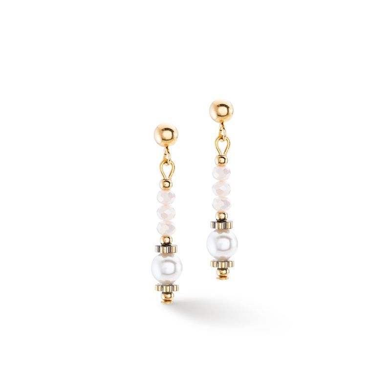 Coeur De Lion Ohrringe Little Twinkle Pearl Mix Weiß