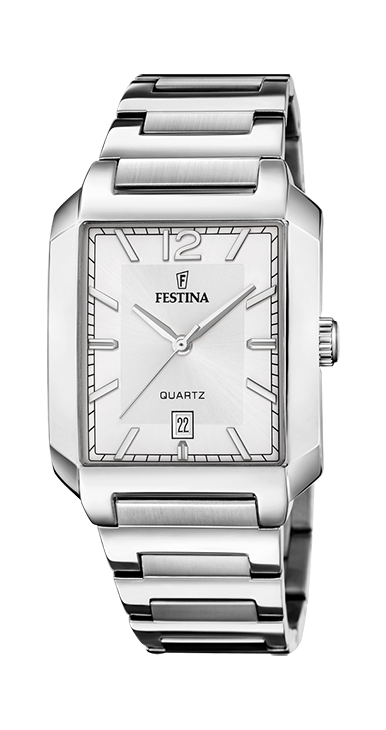 Festina F20677/2 Herren Uhr ON THE SQUARE Edelstahl Silber