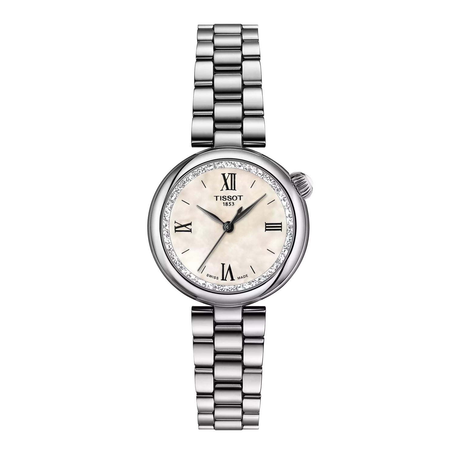 Tissot Desir kleine Damenuhr Perlmutt Ziffernblatt T152010111800