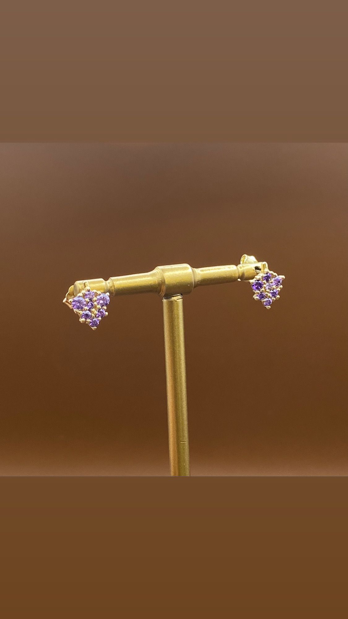 Ohrstecker Gold Ohrschmuck  Modern Women Ohrstecker 585 Gold 14 Karat Echtschmuck TON560145A765