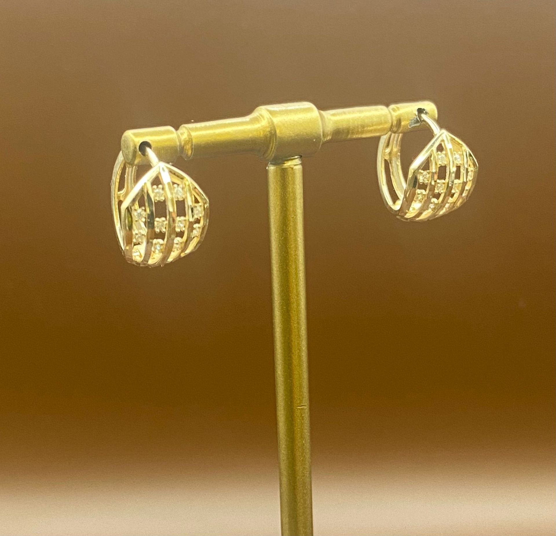 Creole Ohrschmuck  Modern Women TON560235A765 585 Gold 14 Karat Echtschmuck