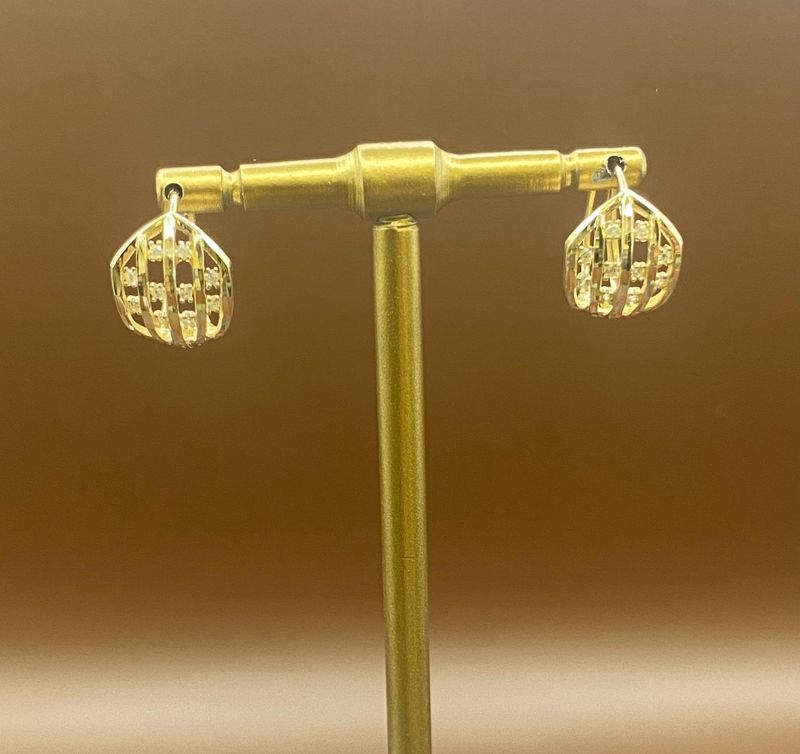 Creole Ohrschmuck Modern Women TON560235A765 585 Gold 14 Karat Echtschmuck Creole Ohrschmuck Modern Women TON560235A765 585 Gold 14 Karat Echtschmuck