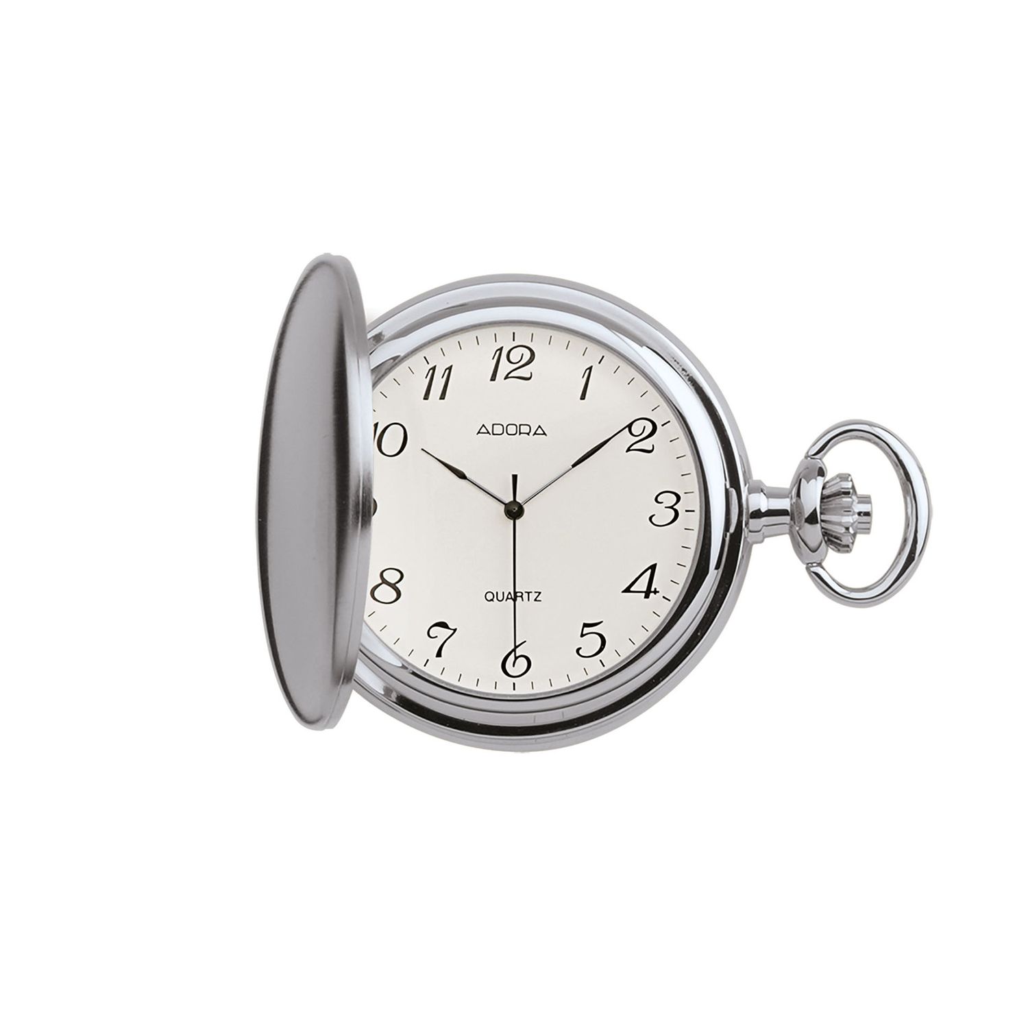 Taschenuhr Adora Quarz TU9124 Edelstahl