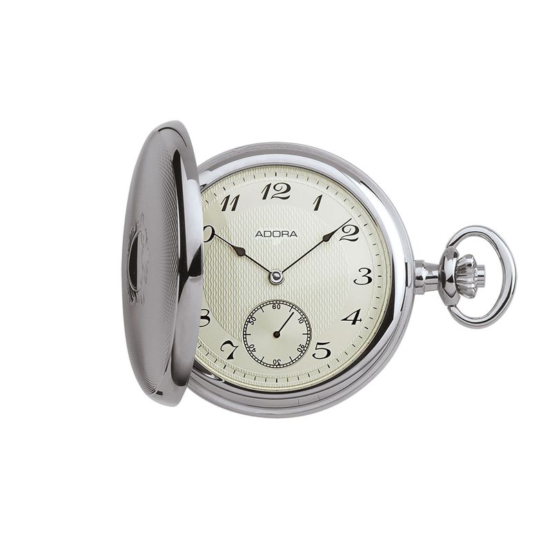 Taschenuhr Adora mechanisch Handaufzug TU9102 Edelstahl kleine Sekunde Taschenuhr Adora mechanisch Handaufzug TU9102 Edelstahl kleine Sekunde