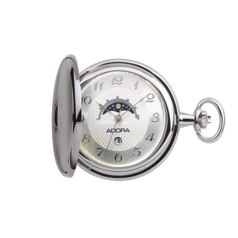 Taschenuhr Adora Quarzwerk TU9100 Mondphase Datum Taschenuhr Adora Quarzwerk TU9100 Mondphase Datum