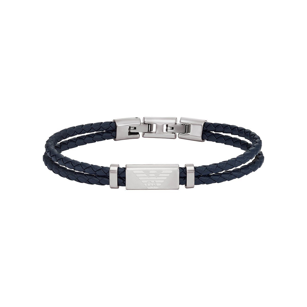 Armani Armband Leder blau EGS2995040