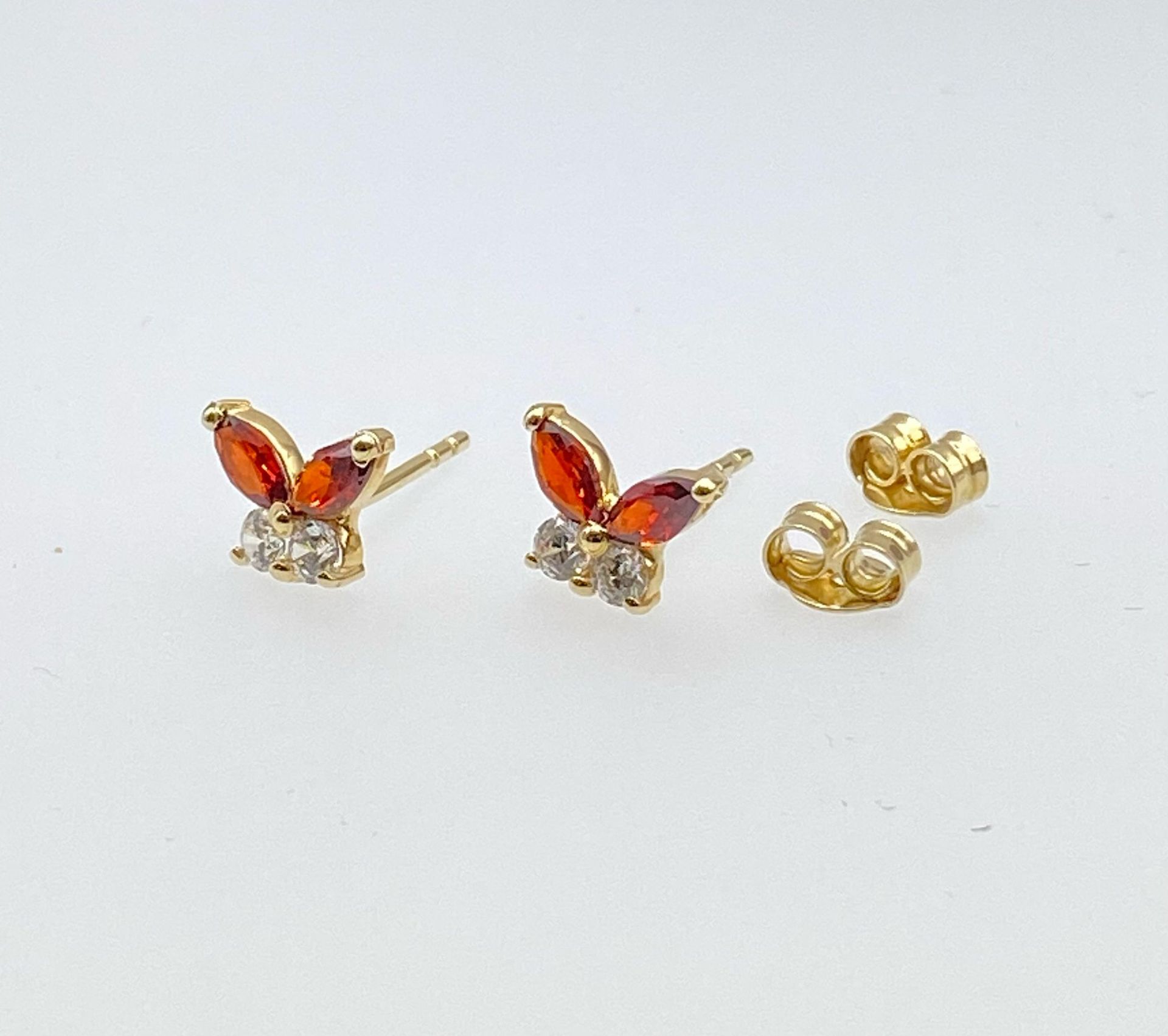 Ohrstecker Schmetterling 585 Gold 14 Karat TON221A37730 mit Steine