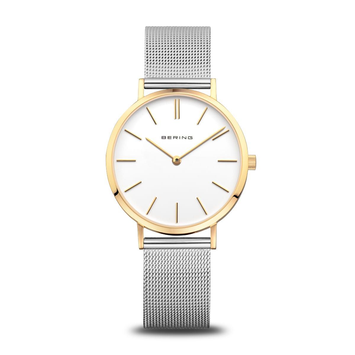 Bering Damenuhr Classic  gold glänzend 14134-010