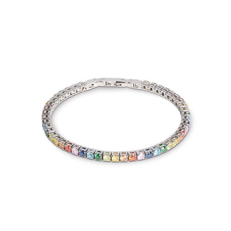 Coeur De Lion Tennisarmband silber-multicolor