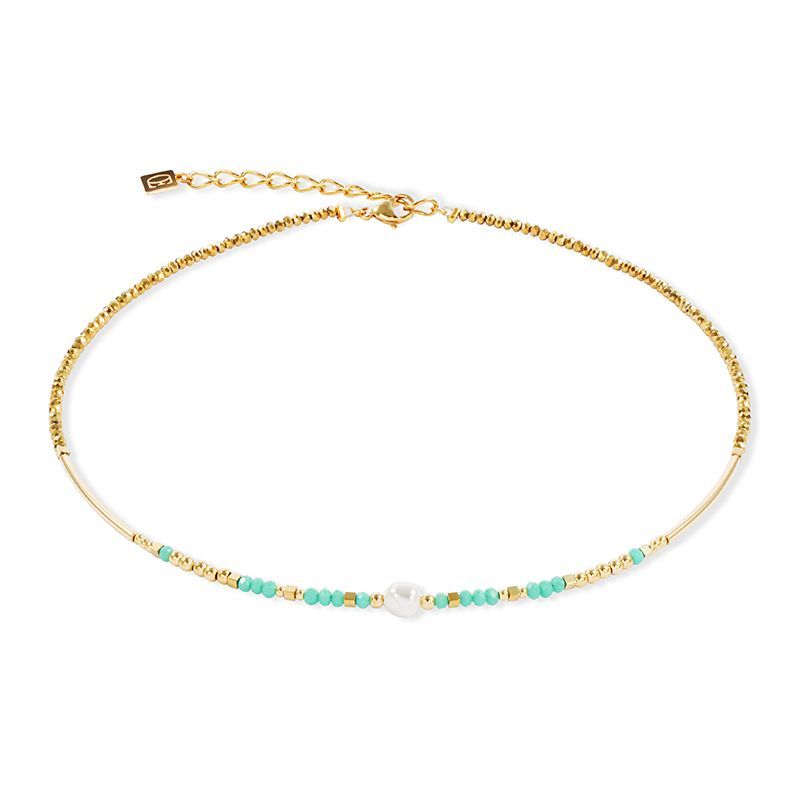 Coeur De Lion Halskette Lagoon Pearl gold-mint