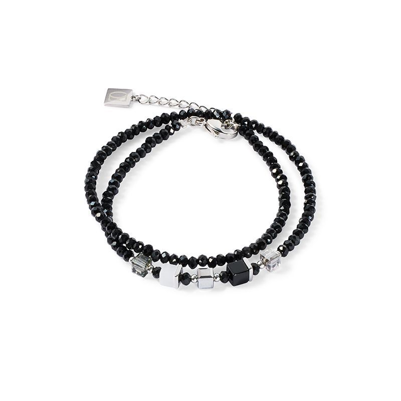 Coeur De Lion Joyful Colours Update Armband silber-schwarz
