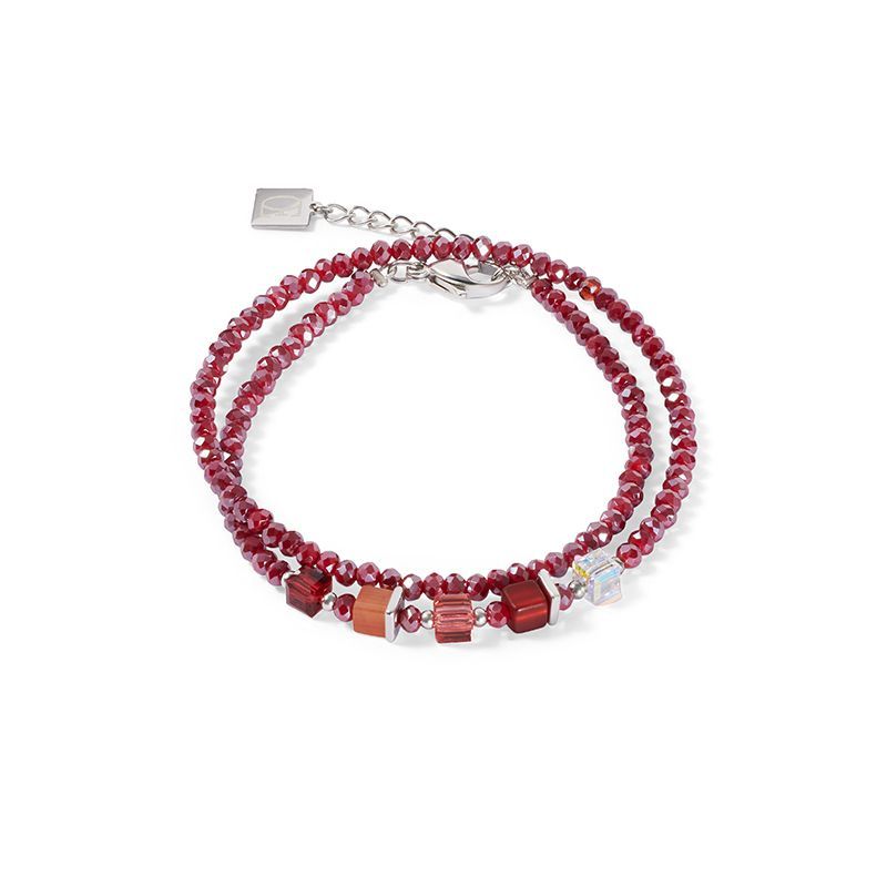 Coeur De Lion Joyful Colours Update Armband silber-rot