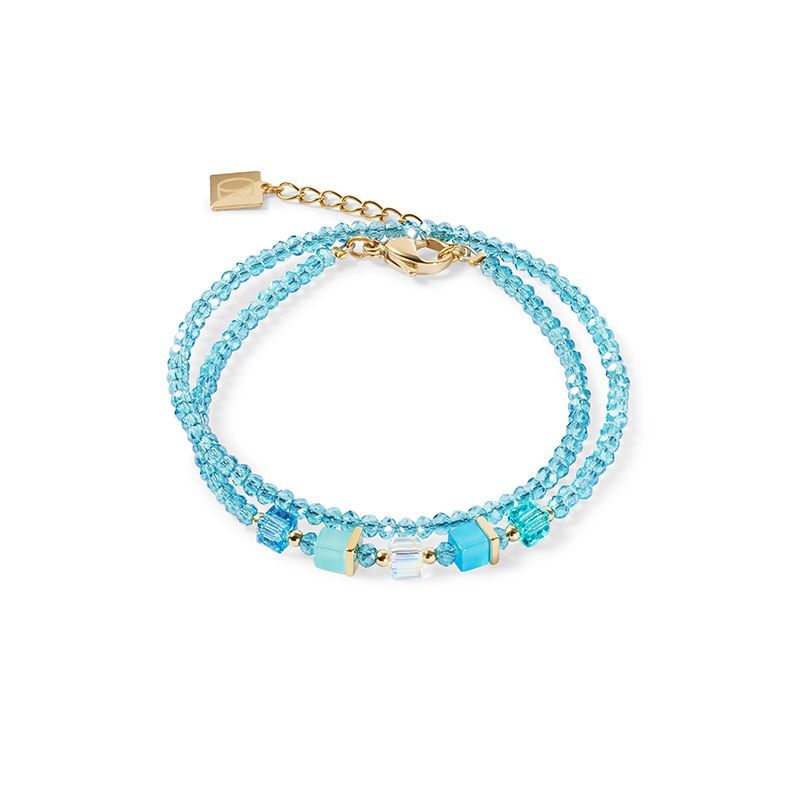 Coeur De Lion Joyful Colours Update Armband gold-türkis