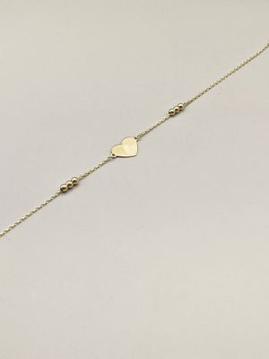 Armband Damen 3-farbig Gelbgold Weissgold Rosegold in 585 Echtgold 17cm verstellbar mit Verlängerung