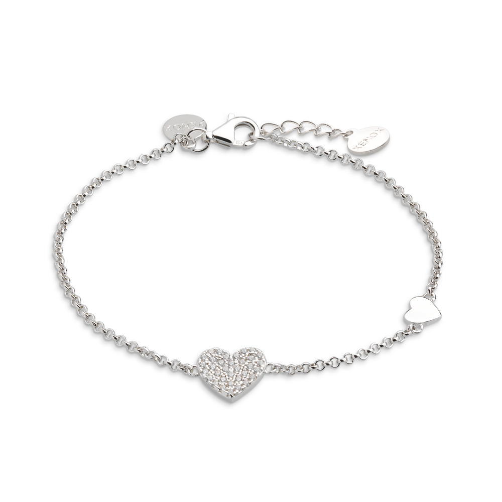 Xenox LOVE STORY Armband Herz Zirkonia