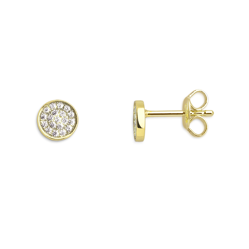 Xenox EAR CANDY Ohrstecker Gold Zirkonia