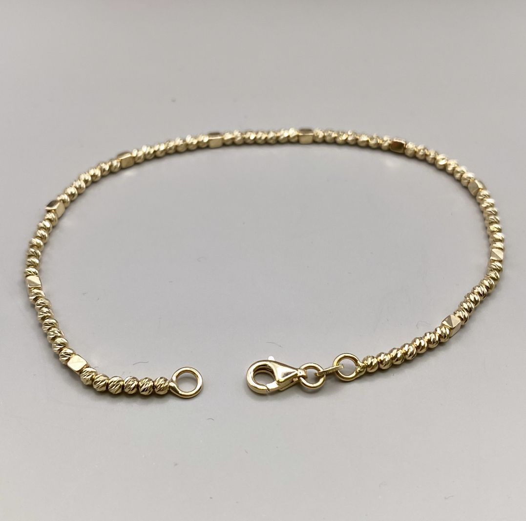 Armband Damen Armkette Damenkette Gelbgold  in 585 Echtgold 19cm Timeless Collection Hola Armband