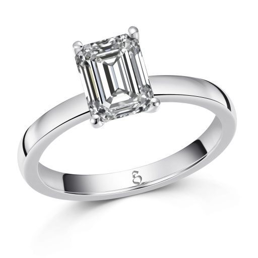 Verlobungsring/Antragsring X07 0,50 ct. (Mittelstein 0.5 ct.) 585 Gold Diamant / Labgrown