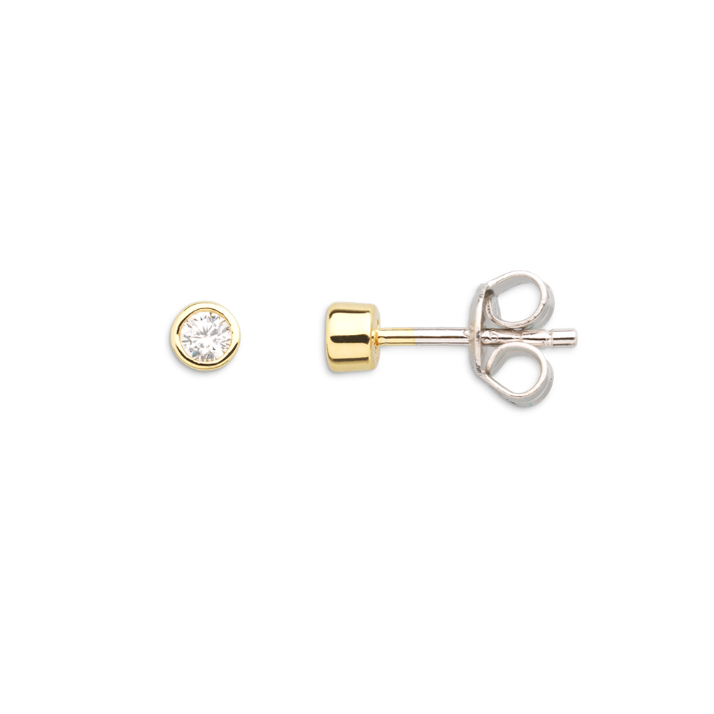 Xenox Ohrstecker Zarge Gold