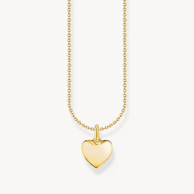 Thomas Sabo Kette mit Herz-Anhänger vergoldet Thomas Sabo Kette mit Herz-Anhänger vergoldet
