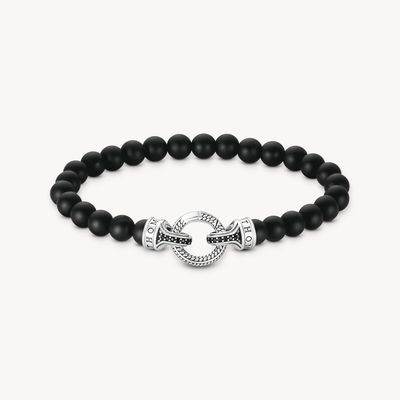 Thomas Sabo Armband Obsidian-Beads Silber Thomas Sabo Armband Obsidian-Beads Silber