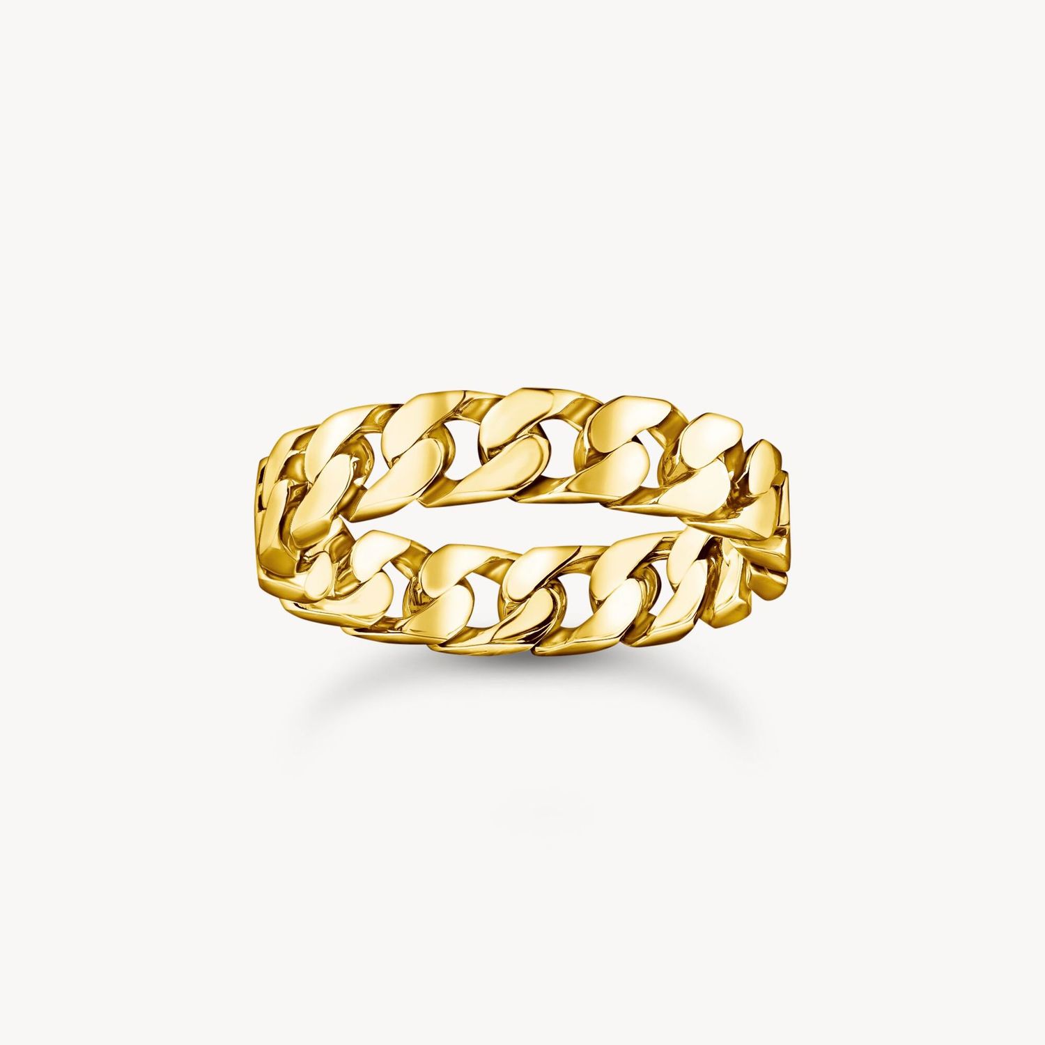 Thomas Sabo Ring (56) Kettenglieder vergoldet
