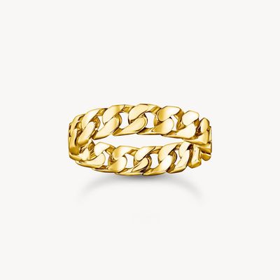 Thomas Sabo Ring (56) Kettenglieder vergoldet Thomas Sabo Ring (56) Kettenglieder vergoldet