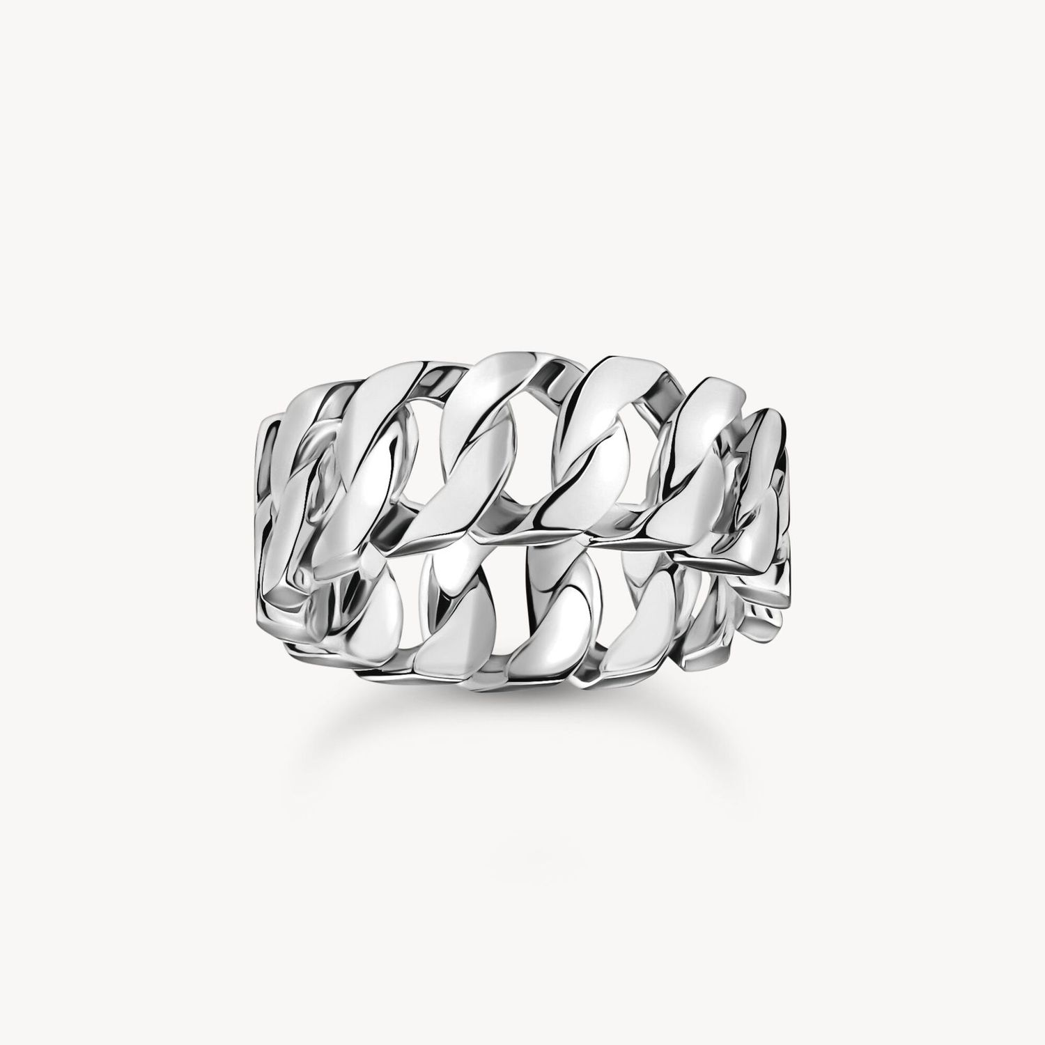 Thomas Sabo Ring (62) Kettenglieder breit Silber