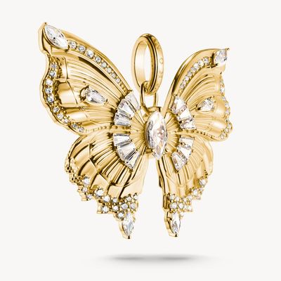Thomas Sabo Anhänger Schmetterling Butterfly Paradise mit Steinen vergoldet Thomas Sabo Anhänger Schmetterling Butterfly Paradise mit Steinen vergoldet