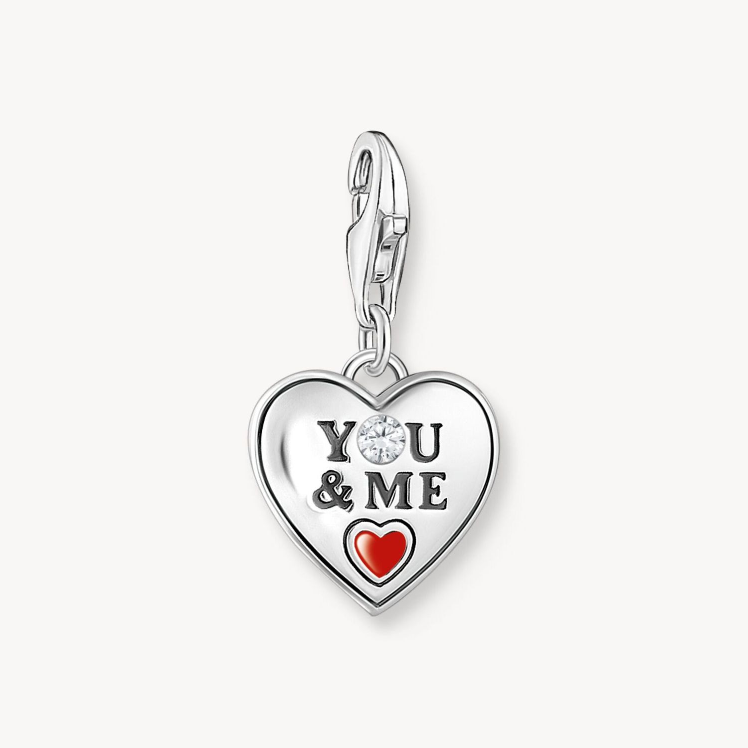 Thomas Sabo Charm-Anhänger YOU & ME Silber