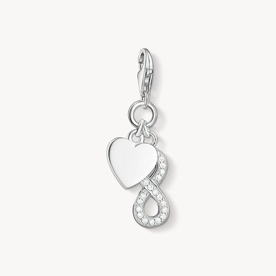 Thomas Sabo Charm-Anhänger Herz mit Infinity Thomas Sabo Charm-Anhänger Herz mit Infinity