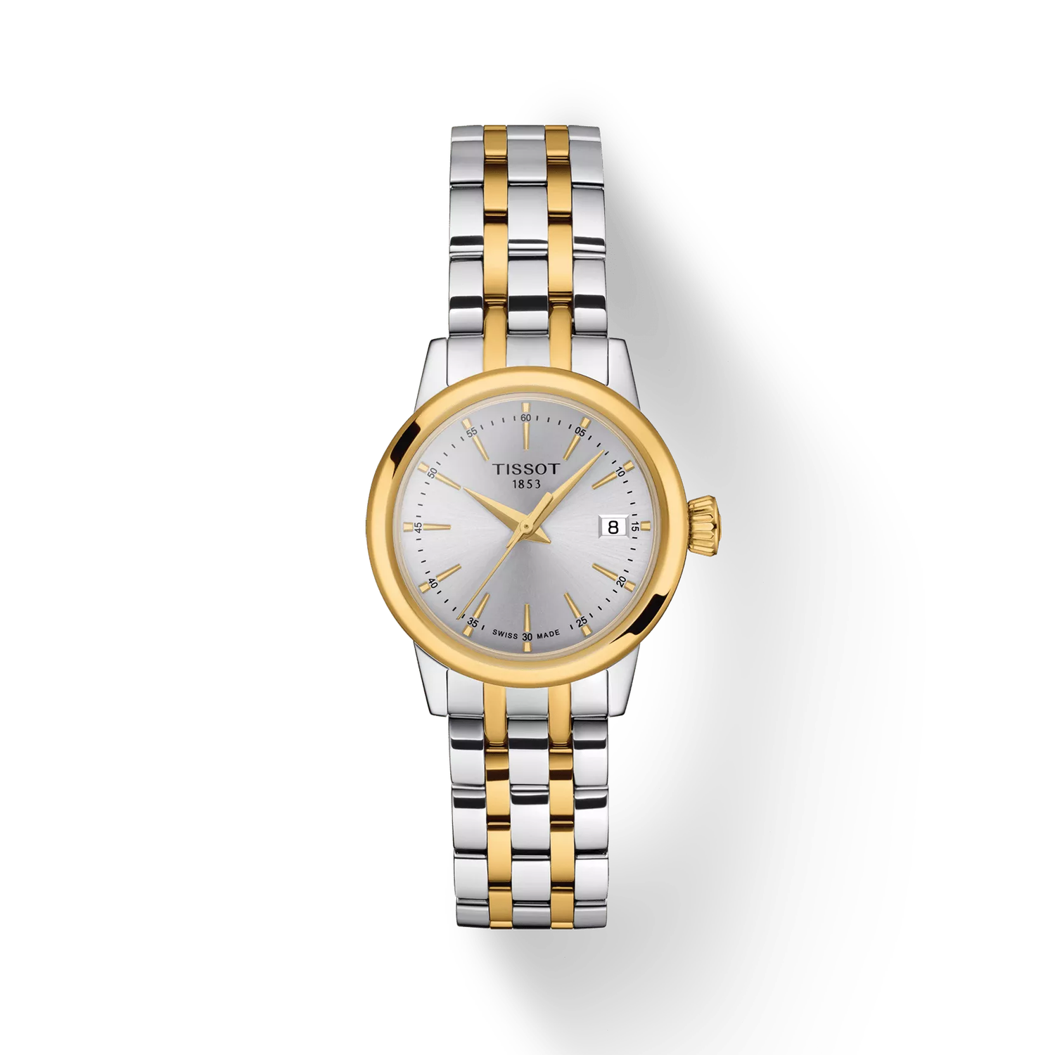 TISSOT CLASSIC DREAM LADY Bicolor Gold SIlber klein