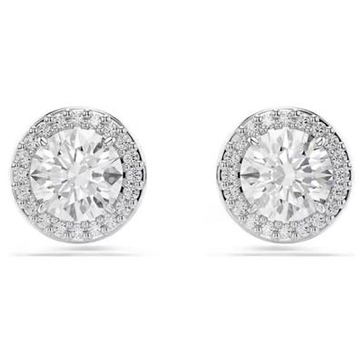 Swarovski Constella Ohrstecker Rundschliff, Pavé, Weiß, Rhodiniert Swarovski Constella Ohrstecker Rundschliff, Pavé, Weiß, Rhodiniert