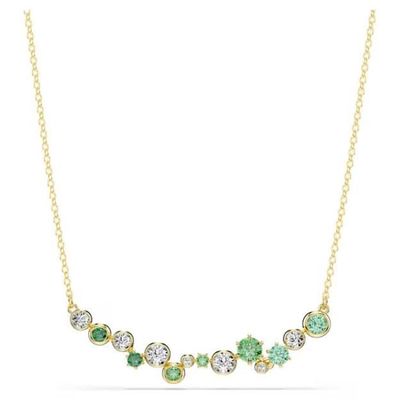 Swarovski Constella Halskette Verschiedene Schliffe, Grün, Goldlegierungsschicht Swarovski Constella Halskette Verschiedene Schliffe, Grün, Goldlegierungsschicht