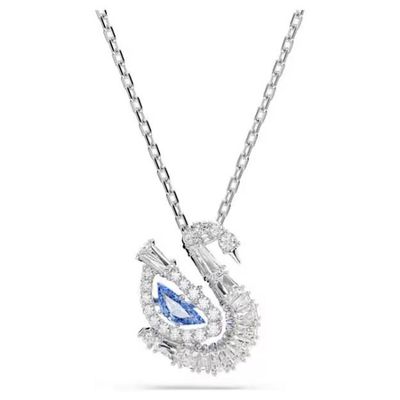 Swarovski Swan Anhänger Verschiedene Schliffe, Schwan, Blau