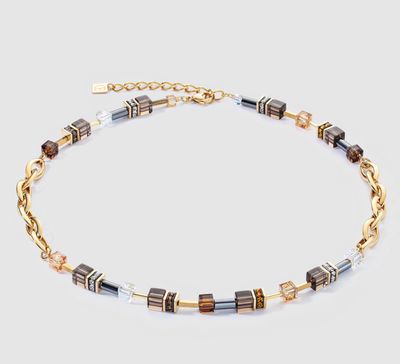 Coeur De Lion Halskette Chunky Chain Halskette gold-braun 4524/10-1116 Coeur De Lion Halskette Chunky Chain Halskette gold-braun 4524/10-1116