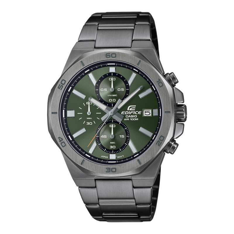 Casio Edifice Herrenuhr EFR-575CL-3AEF Edelstahl Grün Casio Edifice Herrenuhr EFR-575CL-3AEF Edelstahl Grün