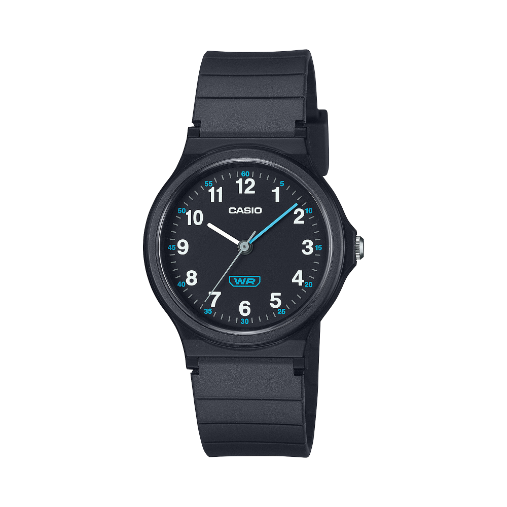 Casio Armbanduhr  LQ-24B-1BEF Resin Schwarz Blau