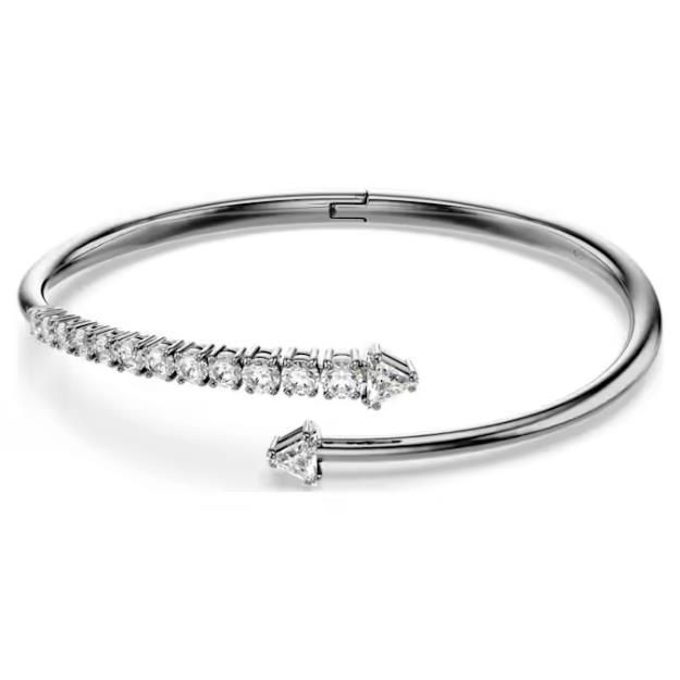 Swarovski Sublima Armreif Weiß, Rutheniert