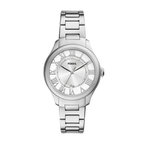 Fossil Uhr Gilmore 3-Zeiger-Werk Datum Edelstahl
