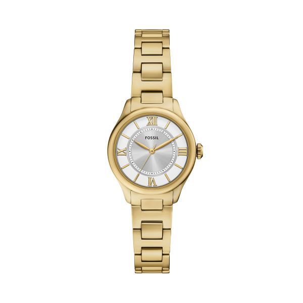 Fossil Uhr Gilmore 3-Zeiger-Werk Edelstahl goldfarben