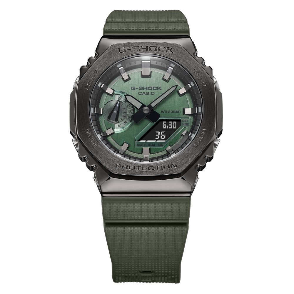 G-Shock GM-2100B-3AER Grün  Armbanduhr Robust Stossfest Stoppuhr Timer