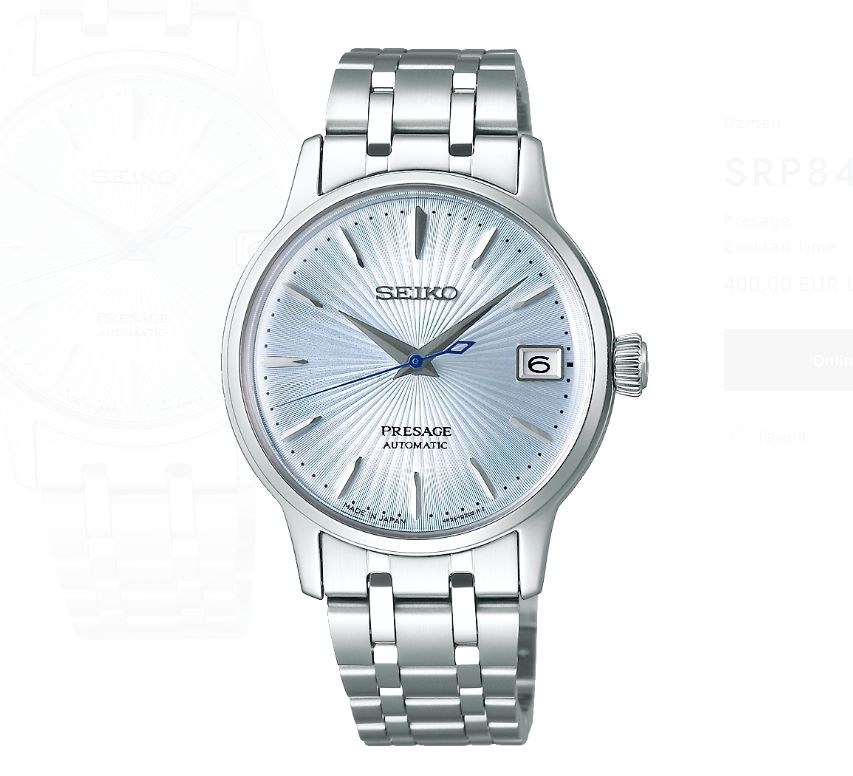 Seiko Damenuhr Presage Automatik SRP841J1