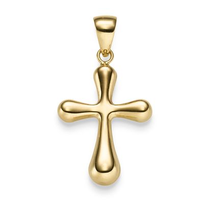 Kreuzanhänger 626.00397.1 Gelbgold 585 / 14 karat Gold Echtgold Kreuzanhänger 626.00397.1 Gelbgold 585 / 14 karat Gold Echtgold