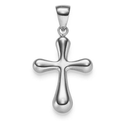 Kreuzanhänger 626.00399.1 Weissgold 585 / 14 karat Gold Echtgold Kreuzanhänger 626.00399.1 Weissgold 585 / 14 karat Gold Echtgold