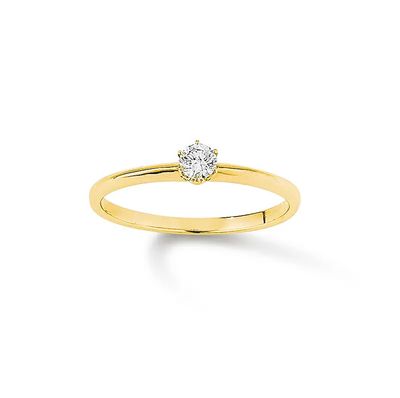 Timeless Ring (56) · Gelbgold 585 · 0,10ct H/SI · Brill. Timeless Ring (56) · Gelbgold 585 · 0,10ct H/SI · Brill.