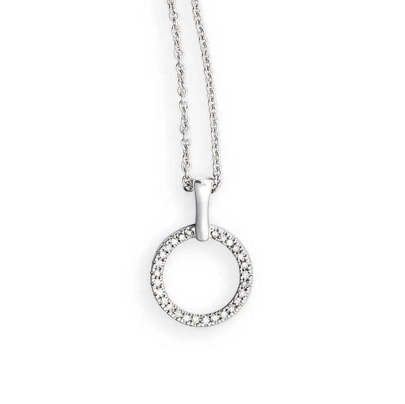 Anhänger · Weißgold 585 · Diamant 0,07ct H/SI Anhänger · Weißgold 585 · Diamant 0,07ct H/SI