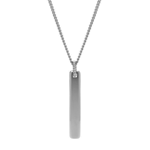 Fossil Kette Ellis Anhänger gravierbar Edelstahl